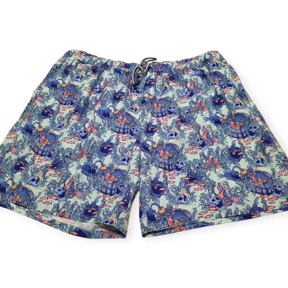 Peter Millar Seaside Lit Up Swim Trunk